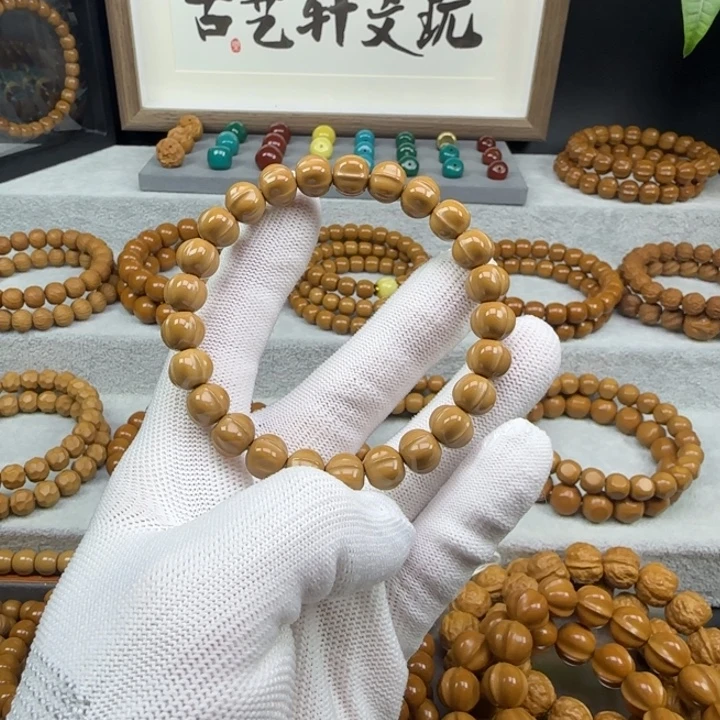9+鲨鱼背猴头手串