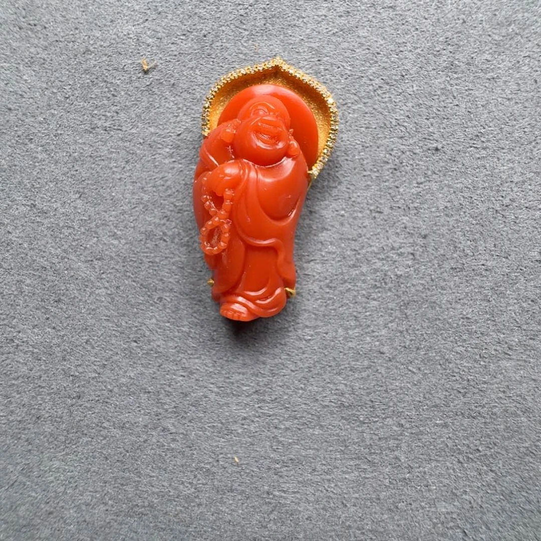 神***哥南红玛瑙未镶嵌颈饰