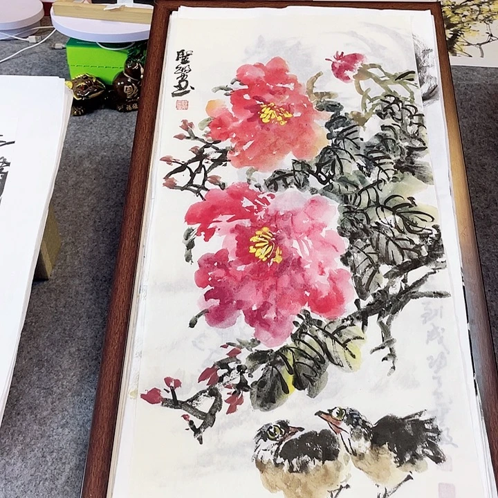 国画张圣敏先生纯手绘作品