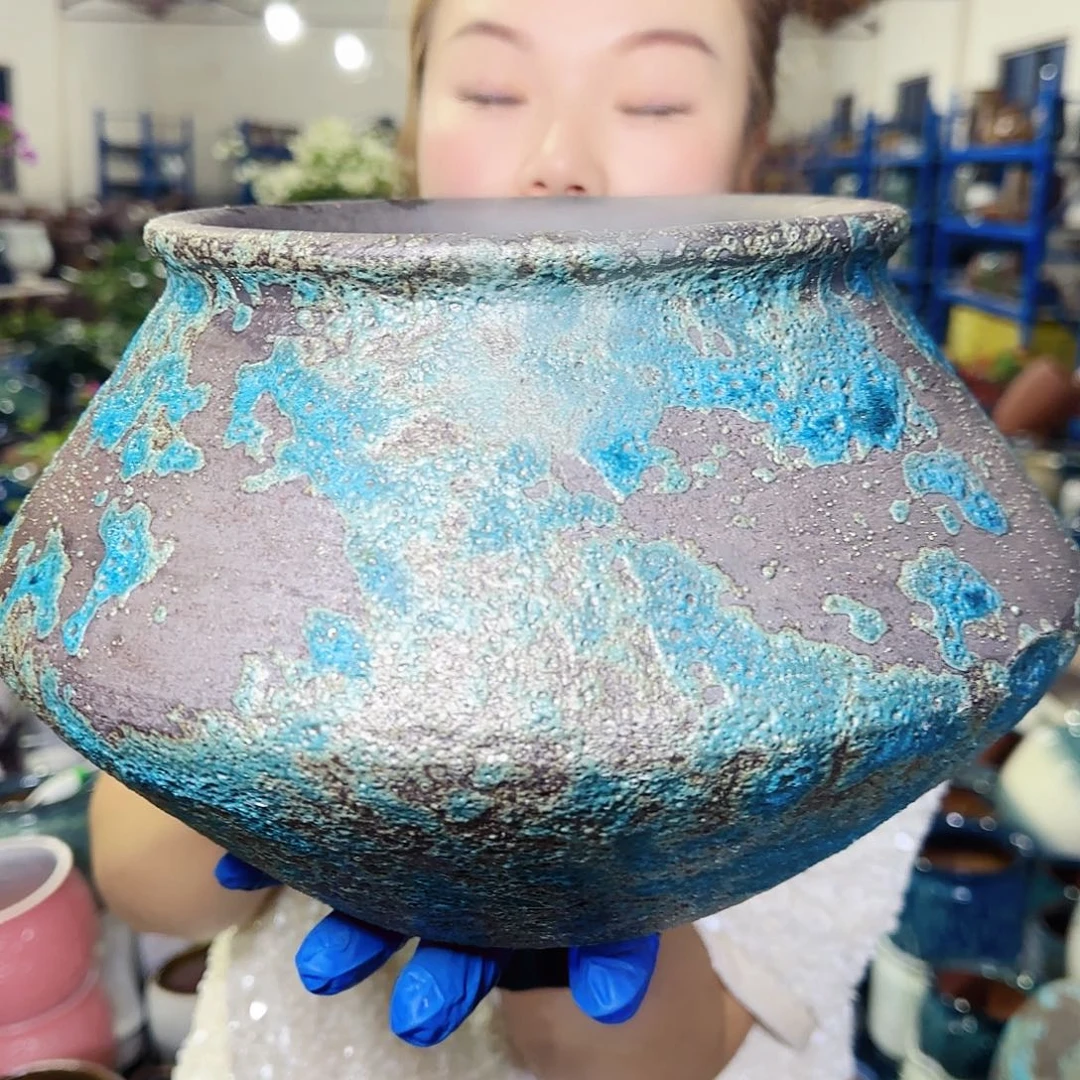 花盆紫砂高18口19