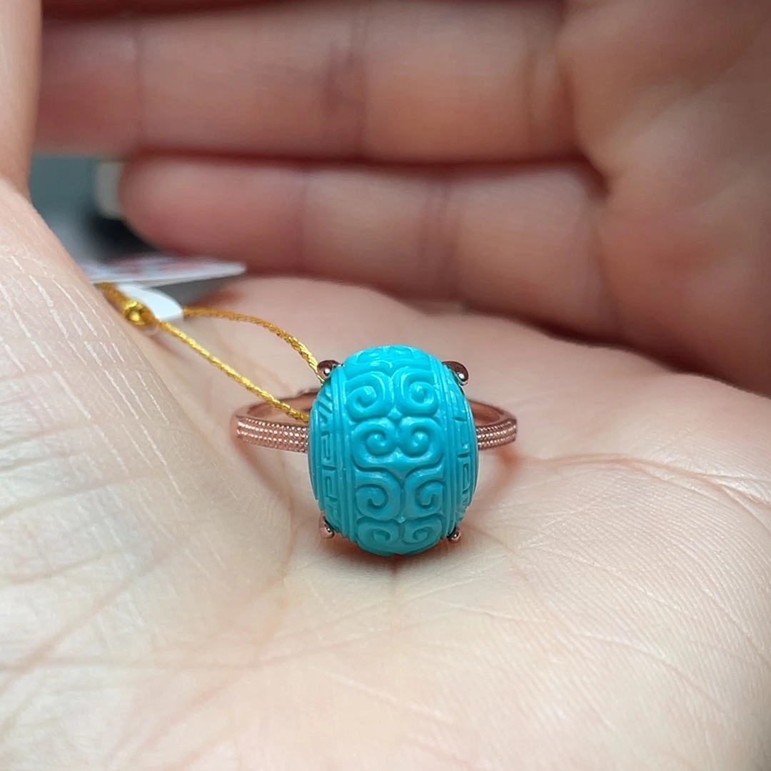 绿松石未镶嵌戒指