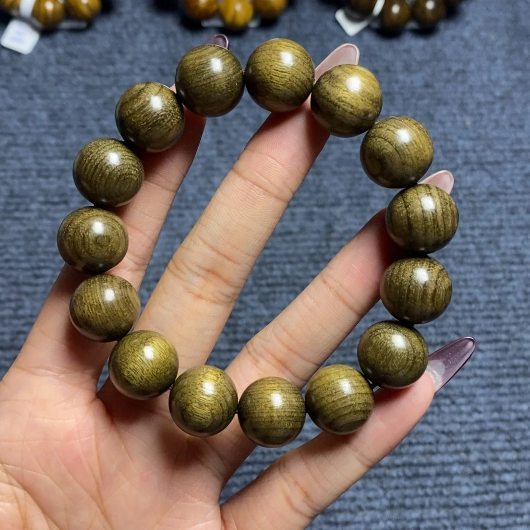 楠木（金丝楠）手串/手链1.5乌木金丝楠手串