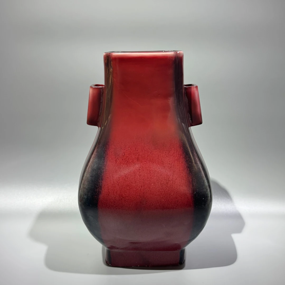 【预展链接】QW2-24清光绪·窑变釉管耳瓶