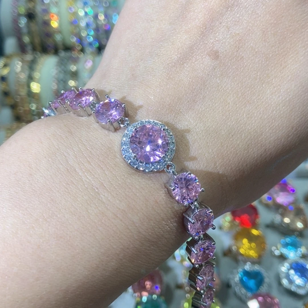 66锆石（处理）手链