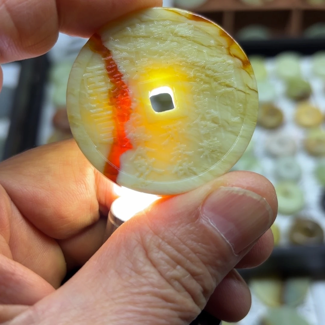 岫玉岫玉山鬼未镶嵌