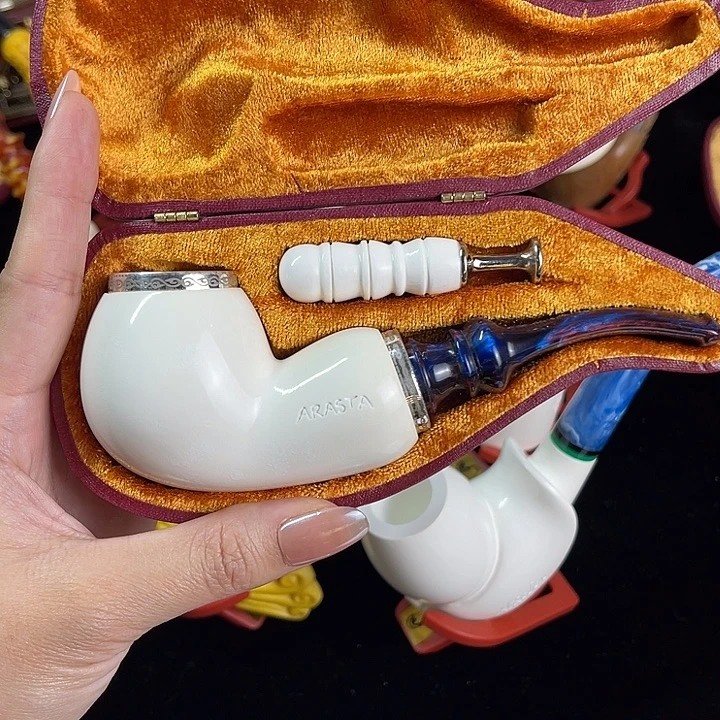 海泡石烟斗河豚空腔苹果斗