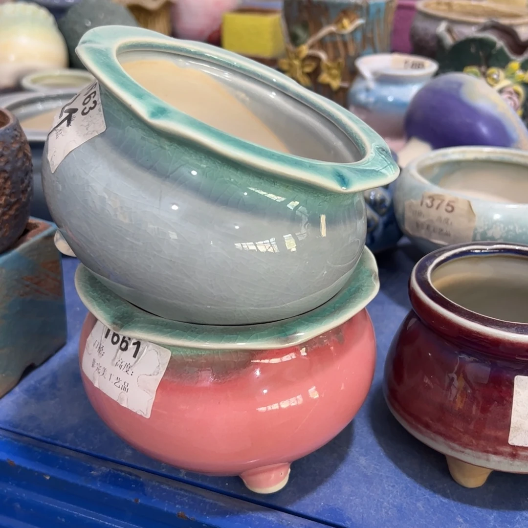 陶瓷多肉小花盆@@1663