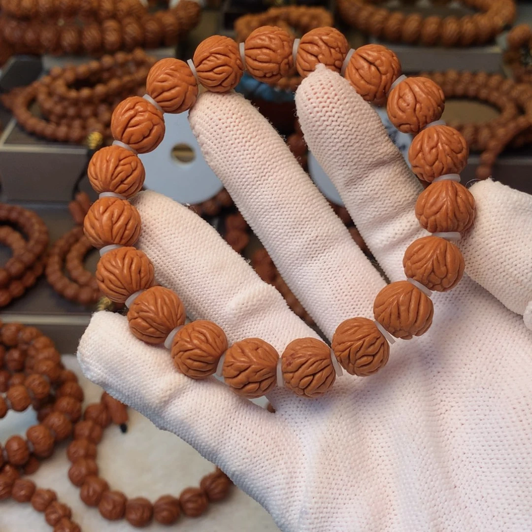 手串桃核秦岭龙纹