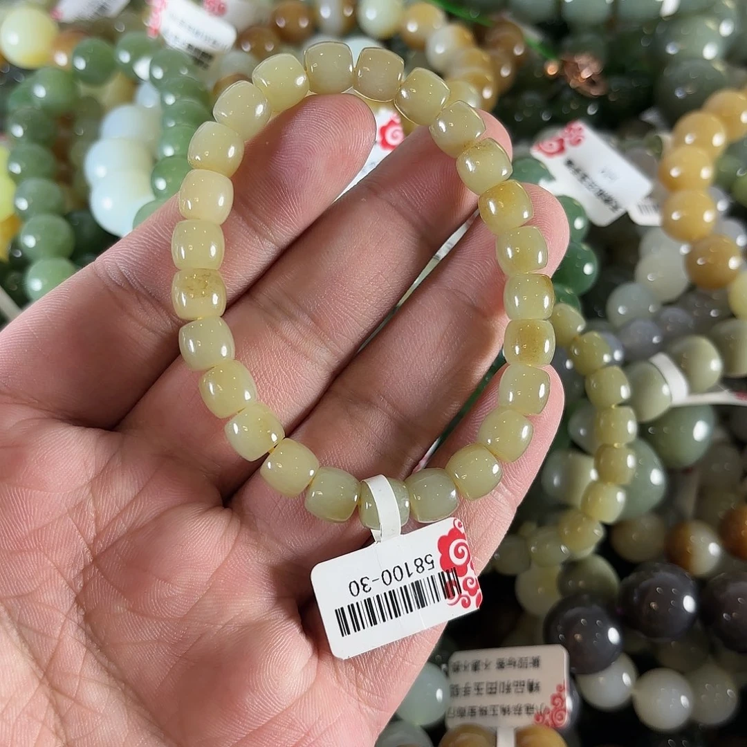 和田玉手链未镶嵌W195