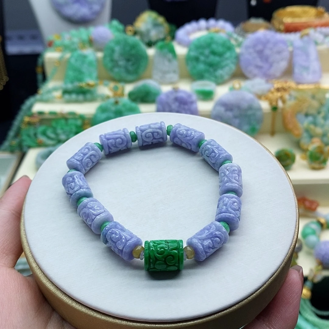 未镶嵌手串翡翠手串