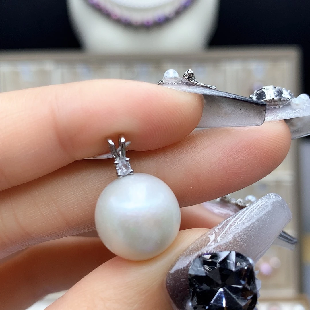 合金淡水珍珠颈饰