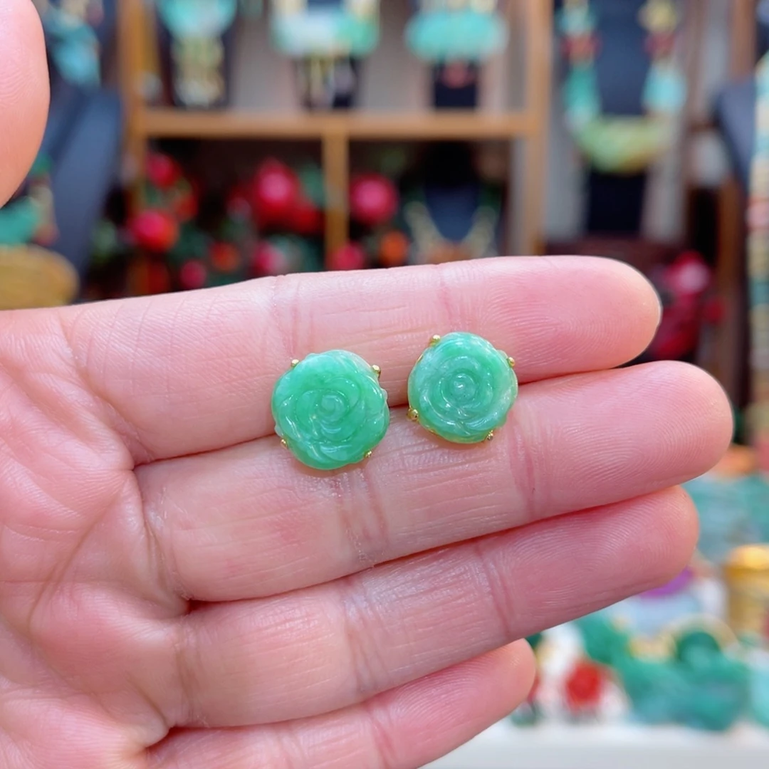 翡翠耳饰合金48小时鉴赏期