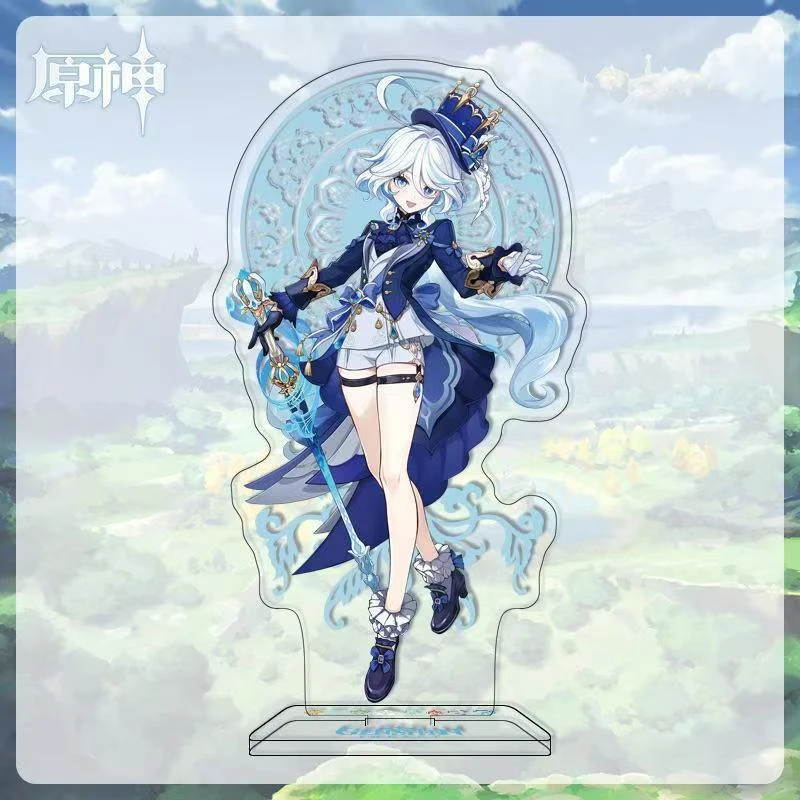 0神芙宁娜立牌加高加厚亚克力文具立牌胡桃动漫手游立牌学生礼物