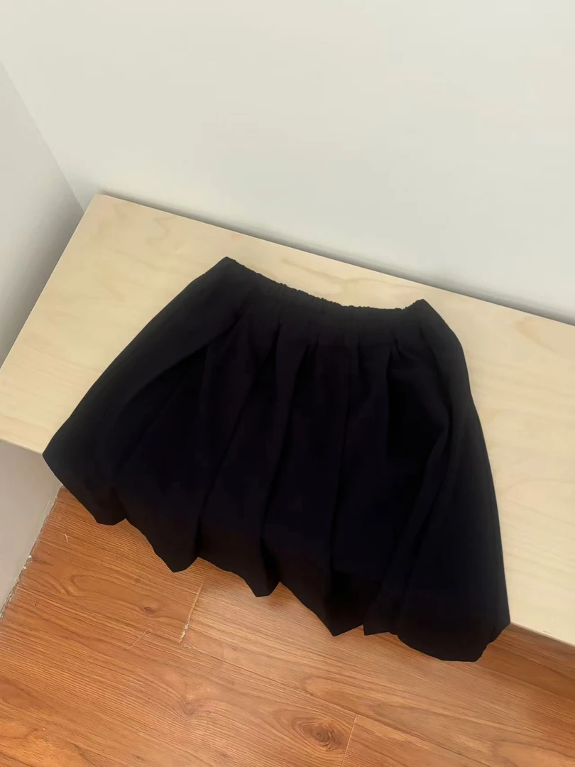 NO退  抽绳半身裙