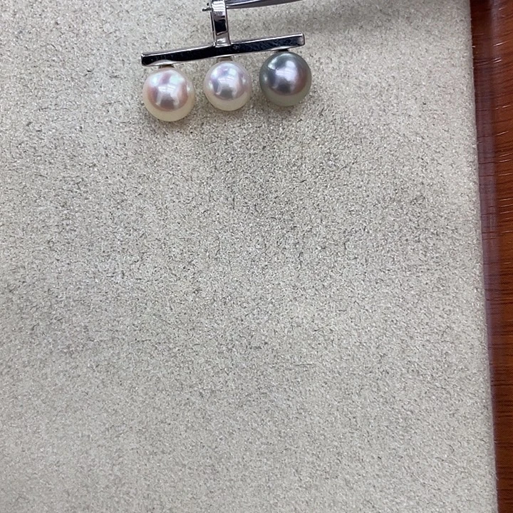 吊坠(不含链)银S925镶嵌海水珍珠