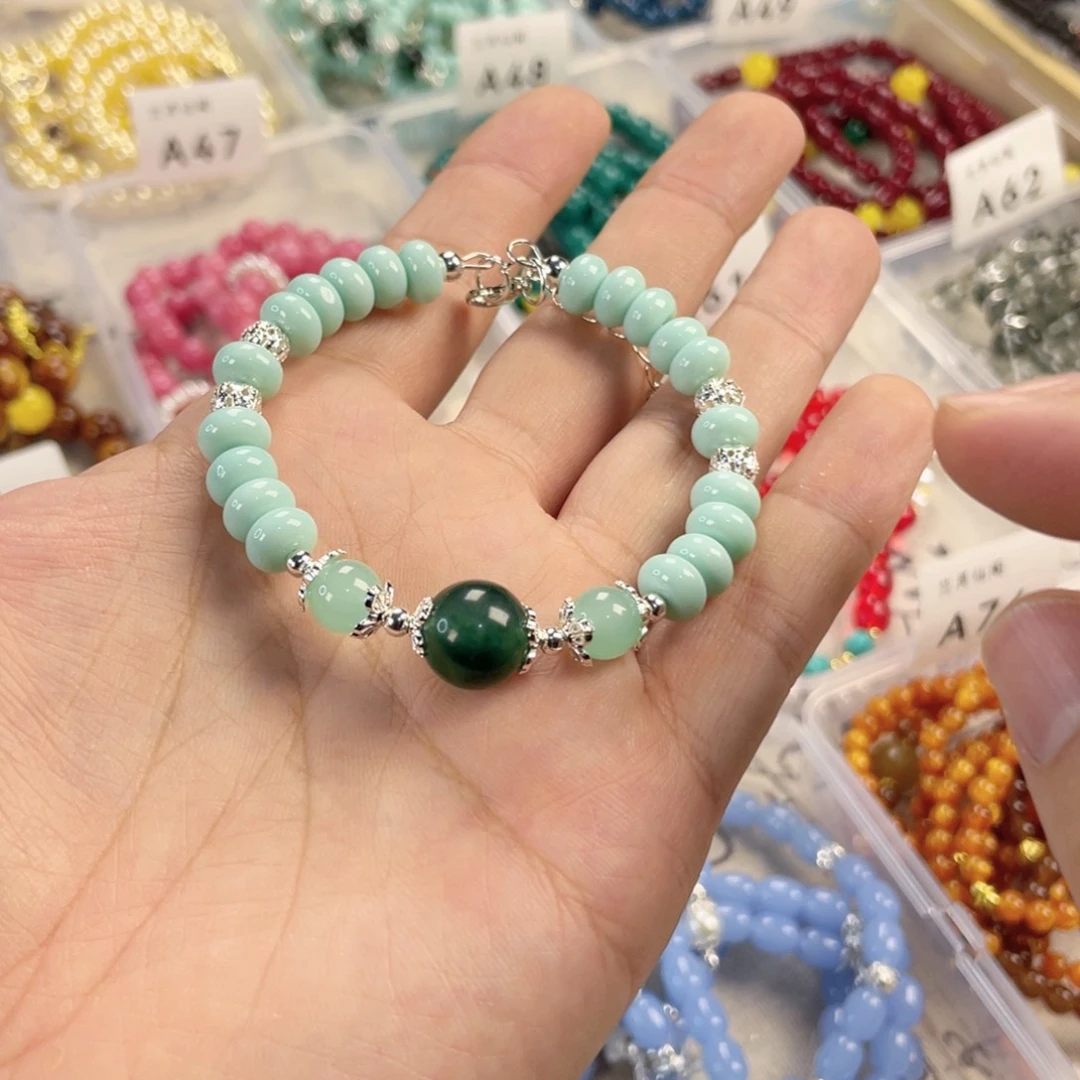 玛瑙手饰银S925镀金镶嵌