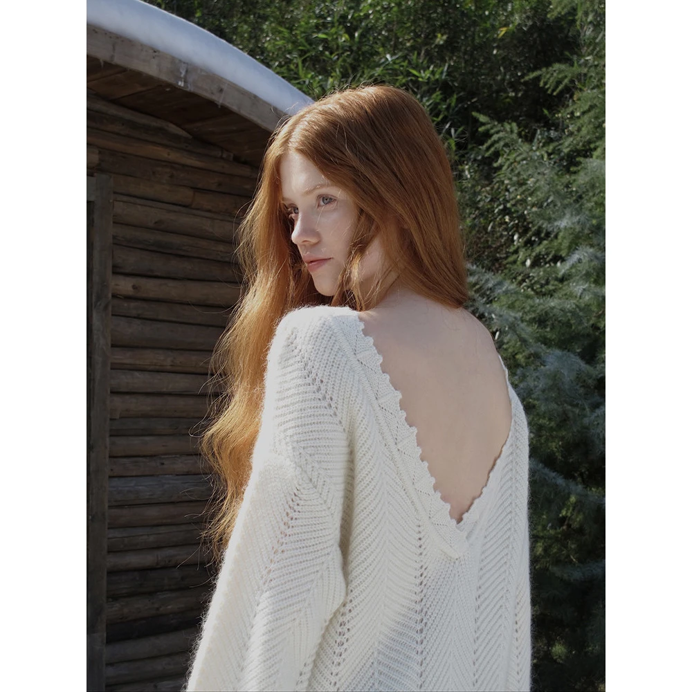 CARIEDO柏林仙女针织系列 针织露背连衣裙