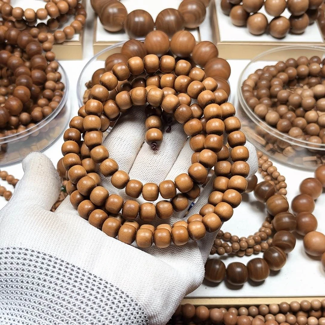 檀香木手串/手链失***圆