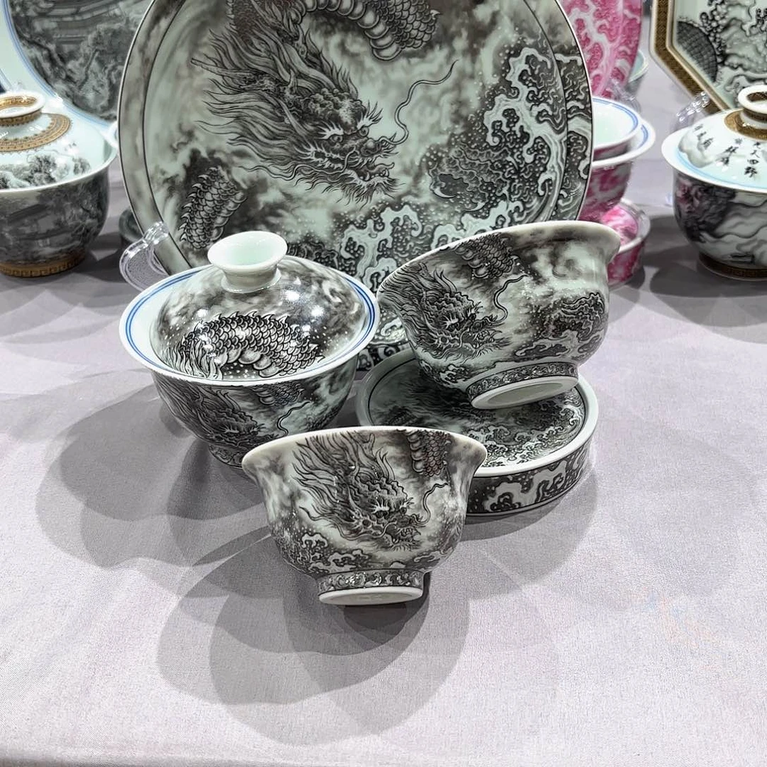 瓷片景德镇瓷器精品展示
