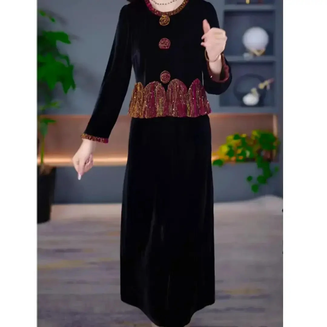 秋季新款2025新款显瘦修身收腰韩版气质套装