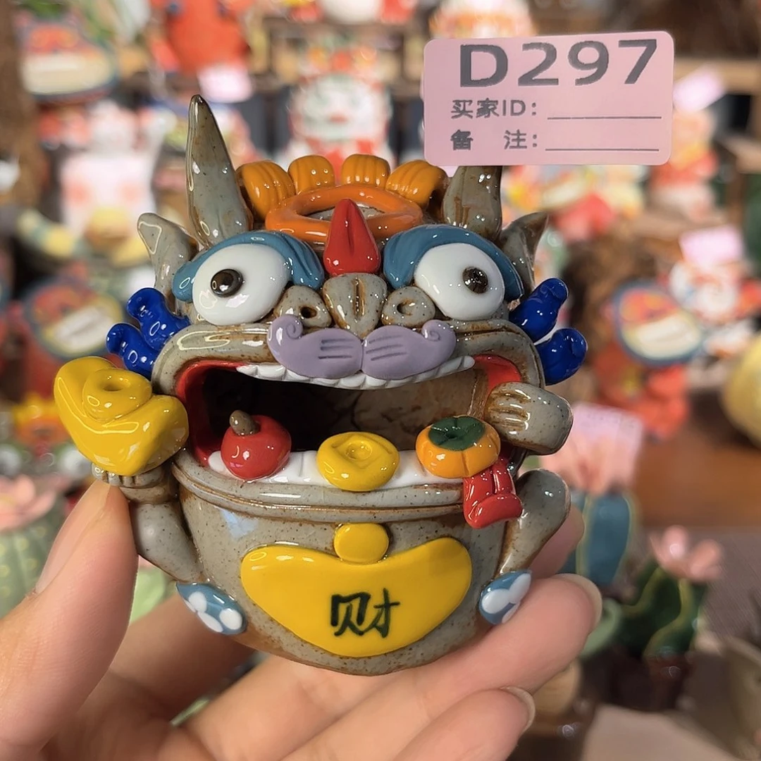 泥塑纯手工茶宠摆件