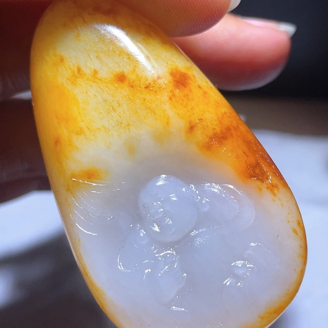 和田玉未镶嵌挂件D2
