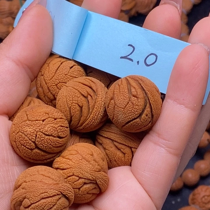 秦岭龙纹桃核13颗