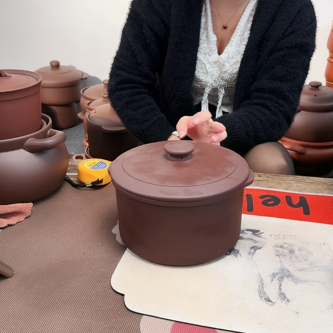 紫砂砂锅2升正品无暇