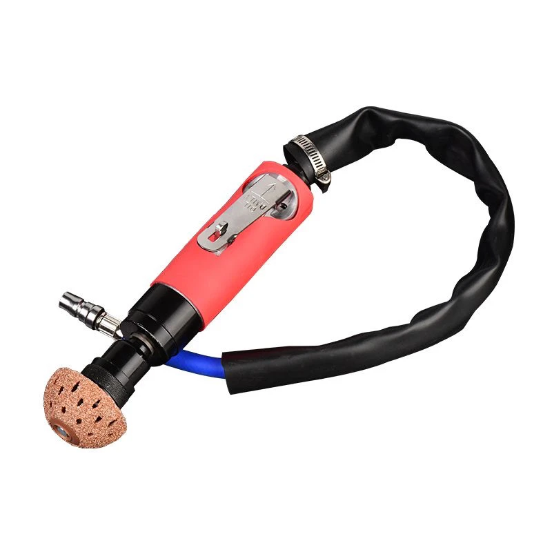 低速打磨机带自锁打磨头轮胎修理专用气动磨光机抛光机打磨工具