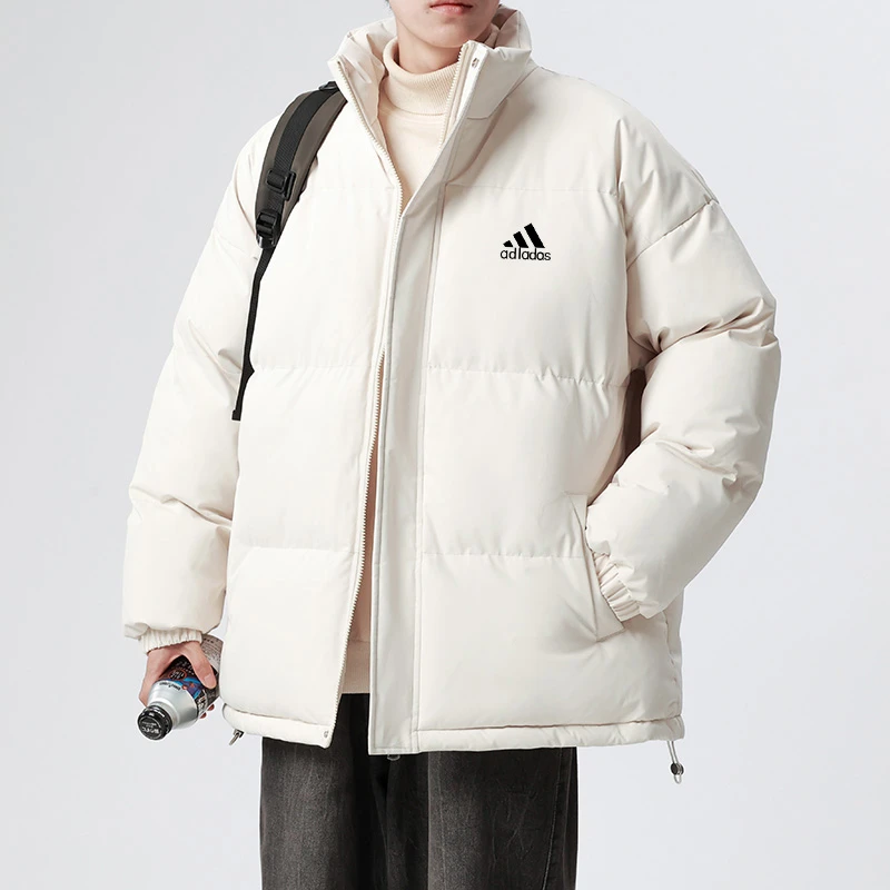 【官方奥特莱斯三折专区】冬季立领棉衣大码加厚保暖休闲情侣面包服