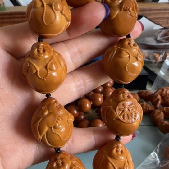 手串橄榄核橄榄雕雕刻工艺