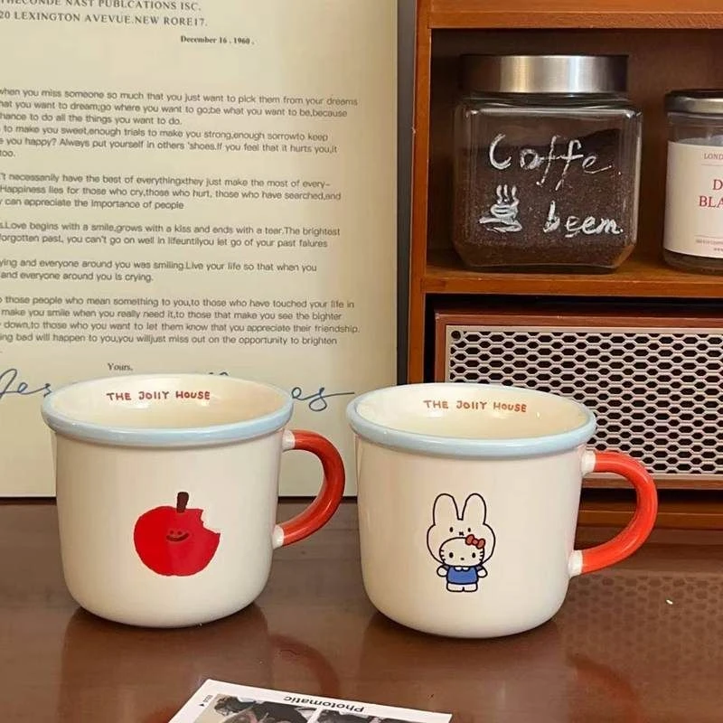 物十七·可爱马克杯女生家用高颜值陶瓷早餐杯办公室宿舍情侣咖啡