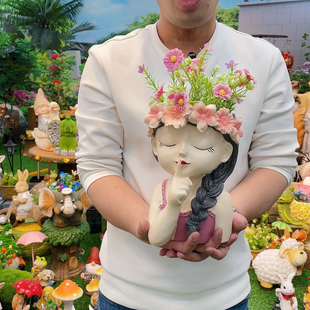 红陶花园庭院摆件