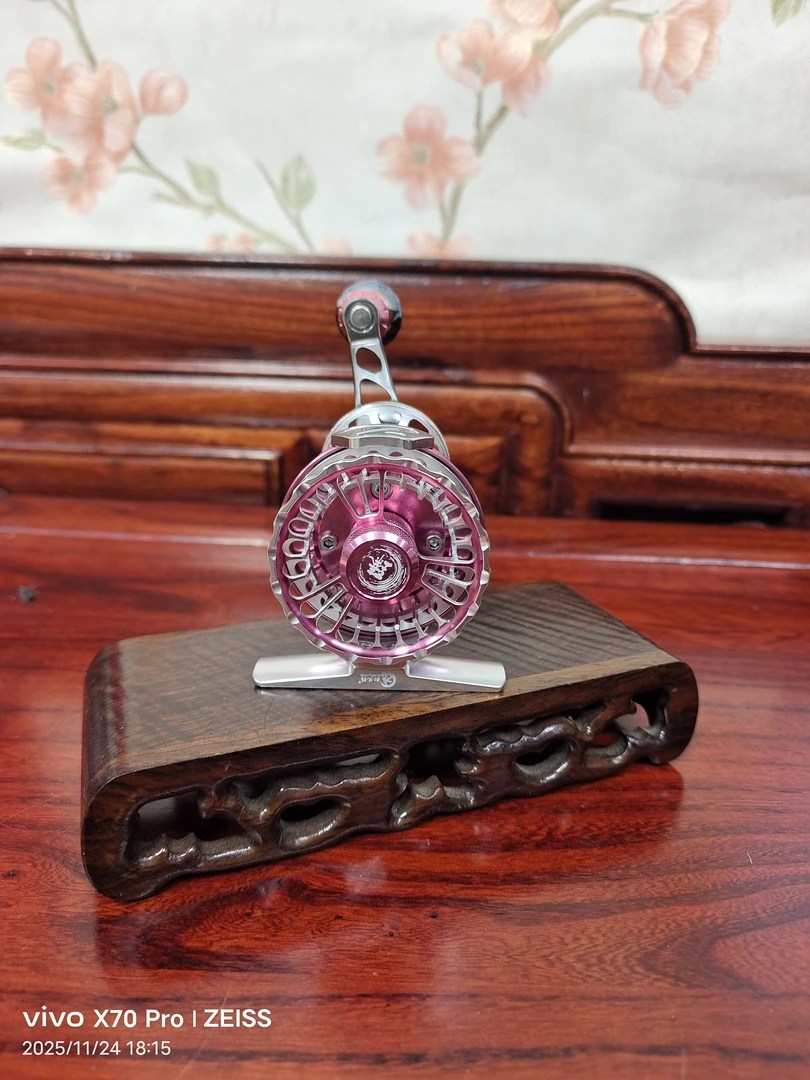 全金属卸力报警一键复位微铅筏钓轮冰钓海筏适用鱼线轮