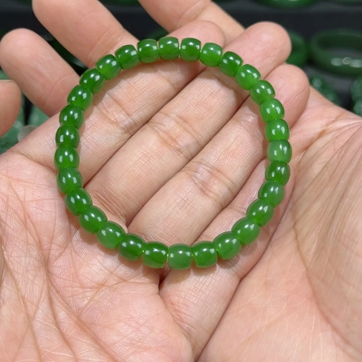 和田玉（碧玉）手链未镶嵌