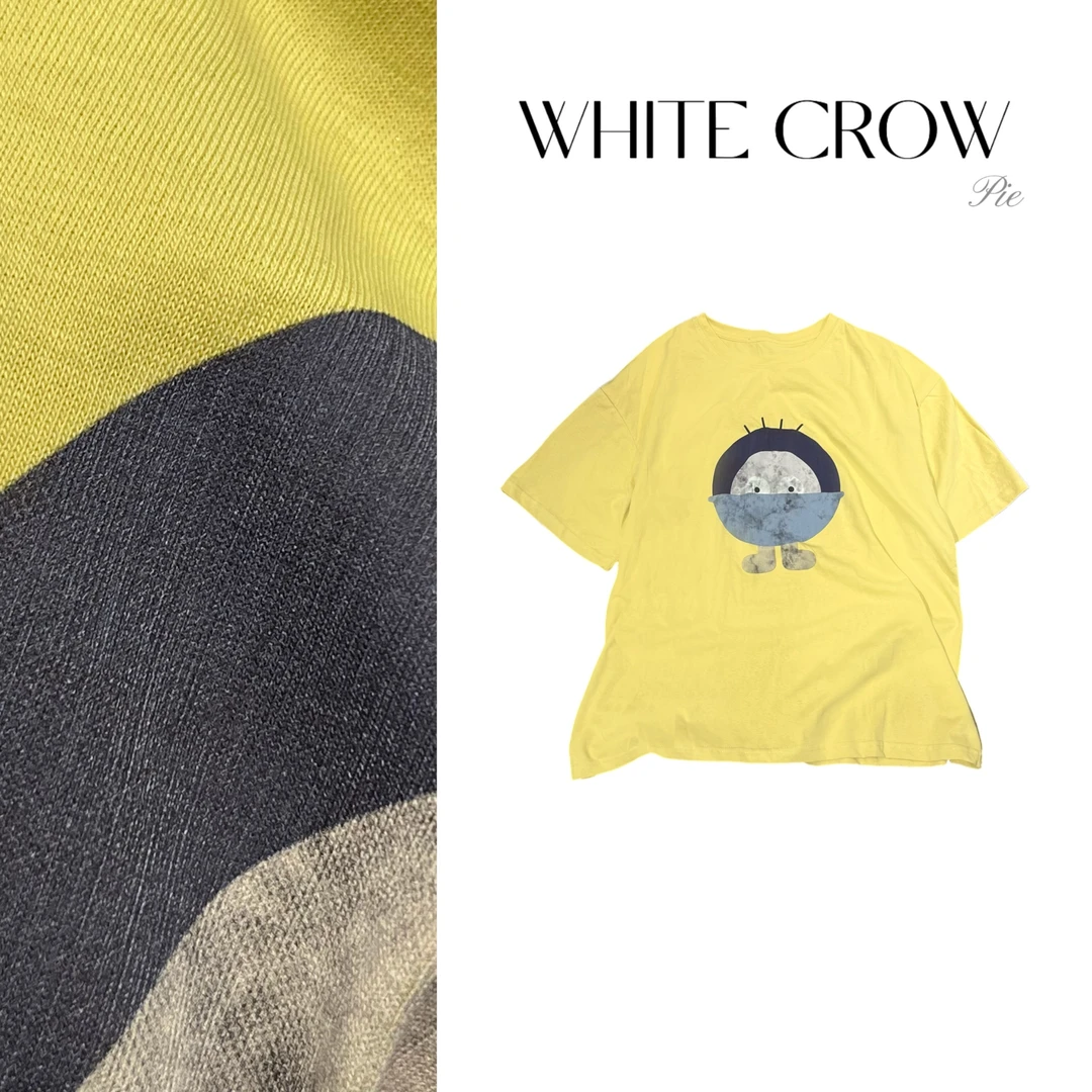 白乌鸦[做旧小怪兽]7513短袖体恤