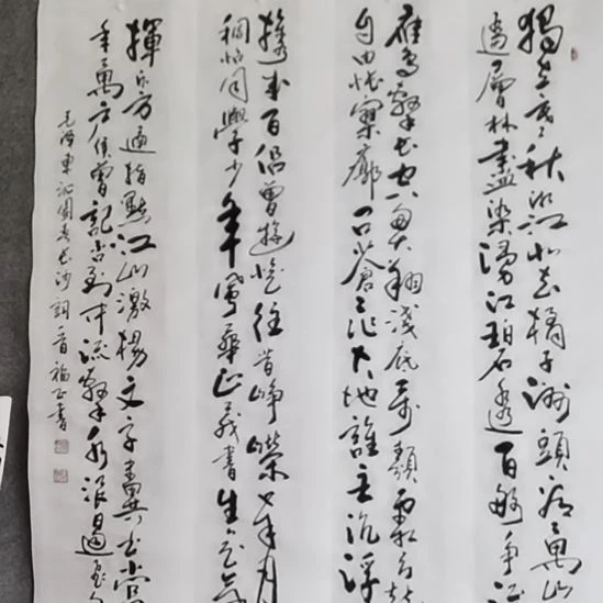 军***酱书法书书屋书法作品