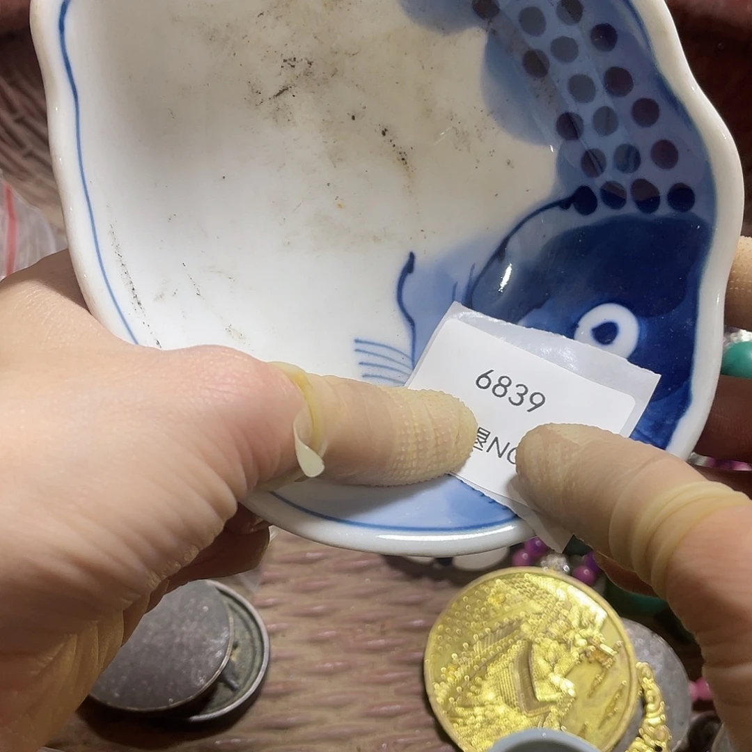 漂***妈瓷片6839号工艺品