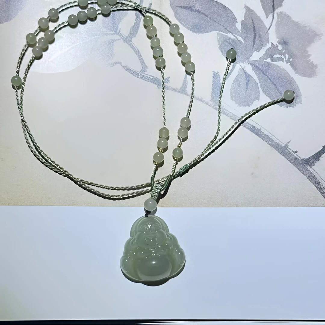 「知简」满天星 和田玉佛公吊坠 品质珠宝 多样性发其一