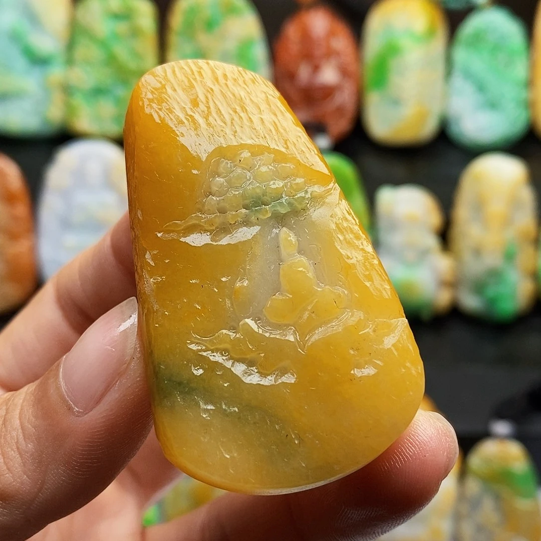 未镶嵌定制翡翠翡翠A货一物一证