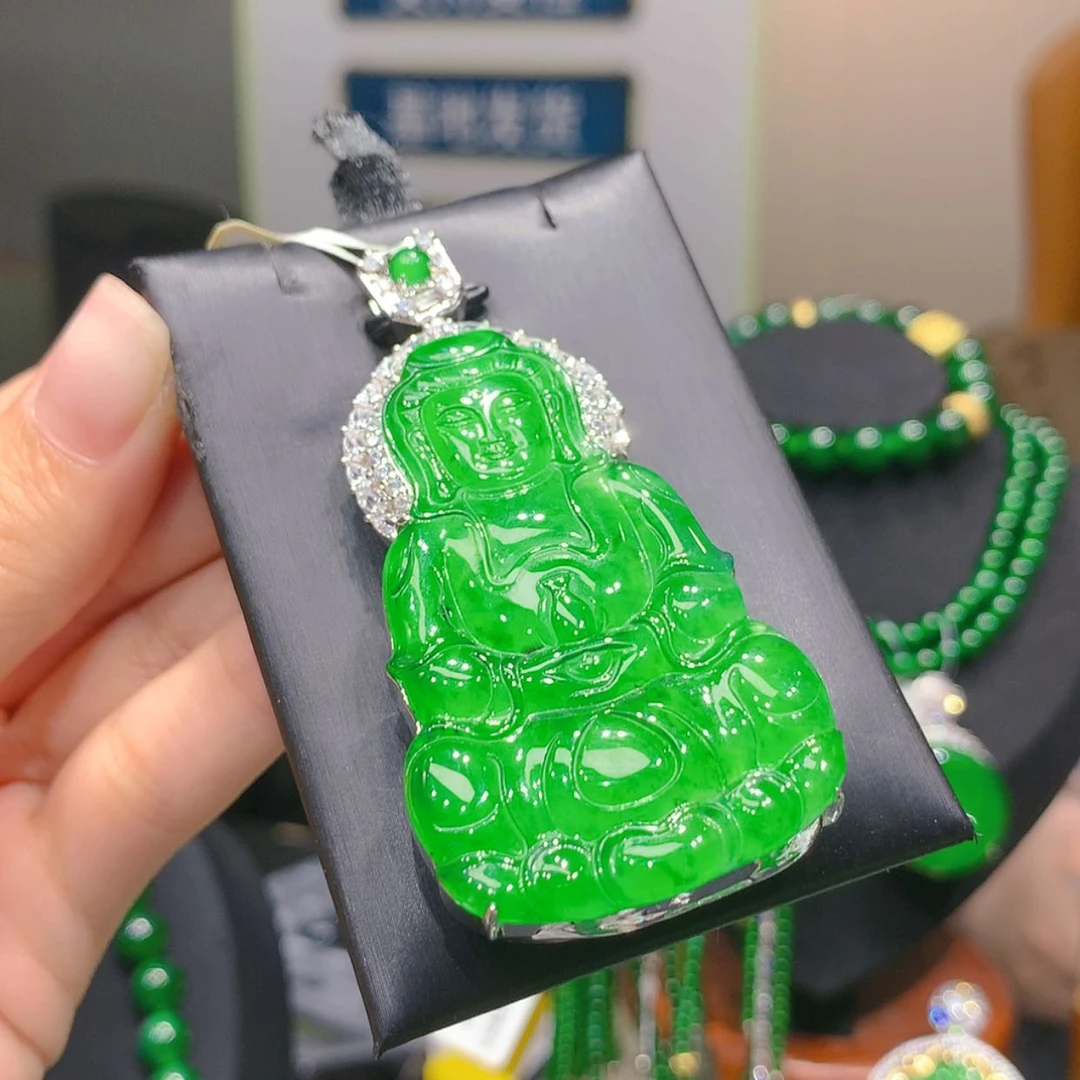 【闪购商品】翡翠未镶嵌颈饰5柒姐