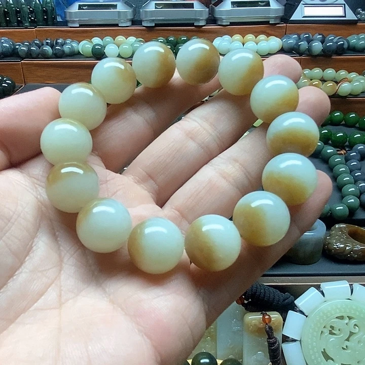 未镶嵌手串和田玉疾*