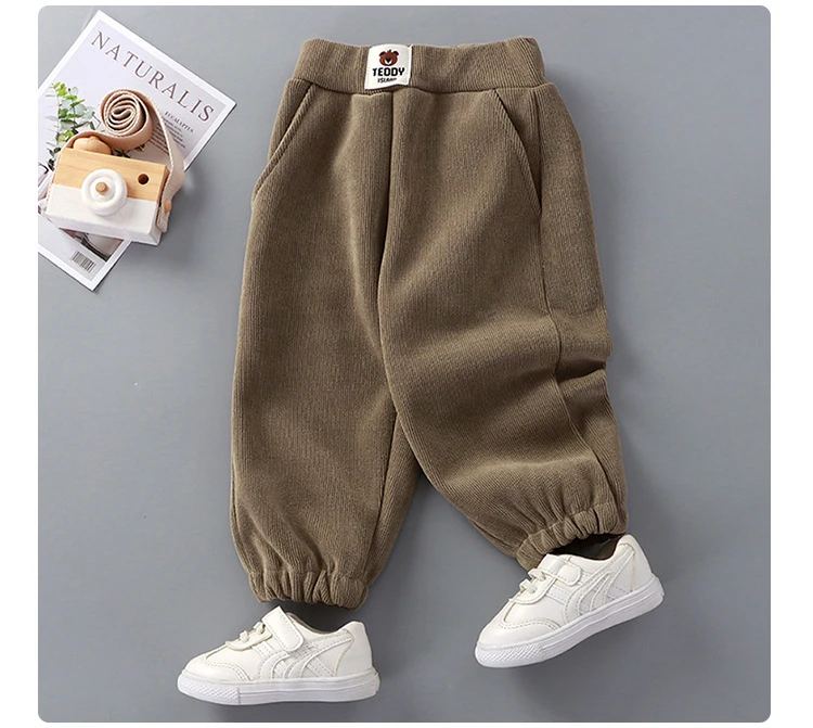 儿童春秋季新款百搭卫裤休闲韩版洋气宝宝宽松柔软亲肤运动裤单裤