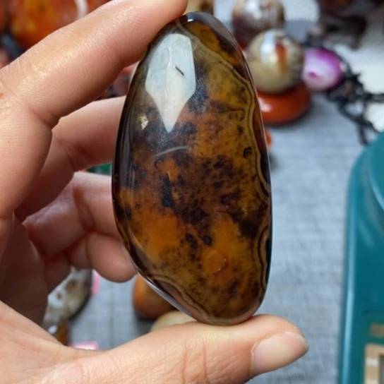 玛瑙/玉髓珠宝奇石未镶嵌平**界微暇不退不换