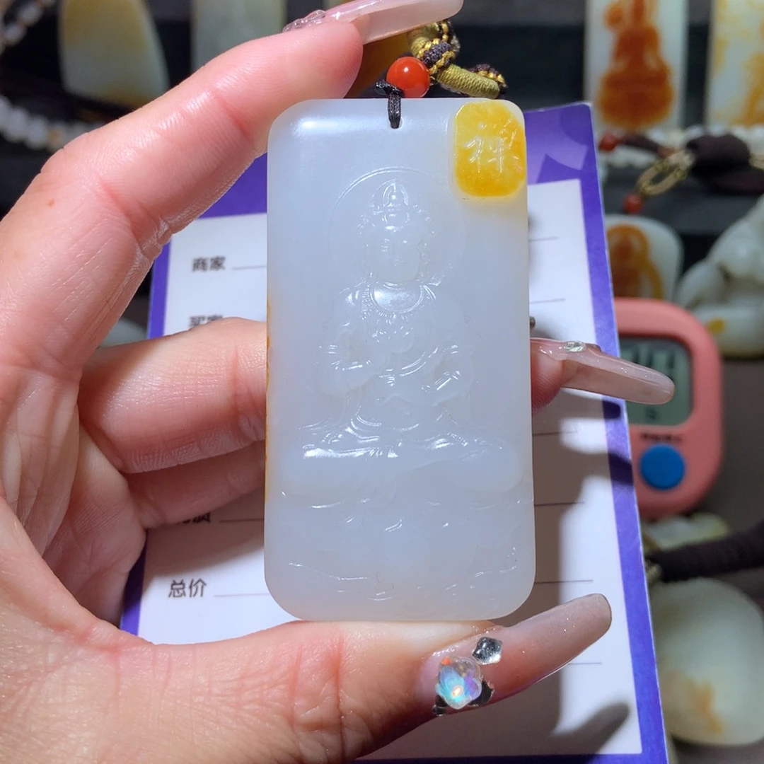 和田玉挂件未镶嵌@****.