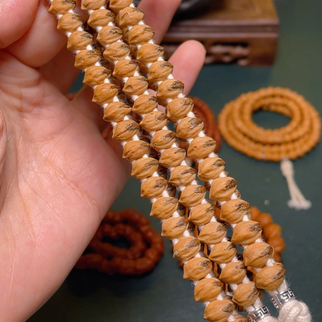 柏香籽/百香籽手串红牙双排手持