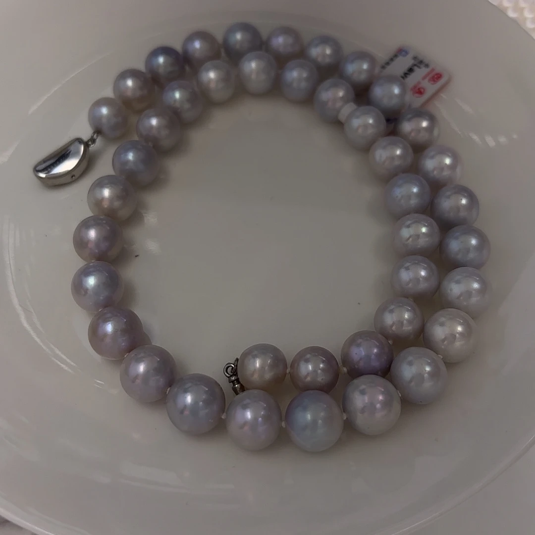 淡水珍珠颈饰未镶嵌9.3-10.6无核天然色