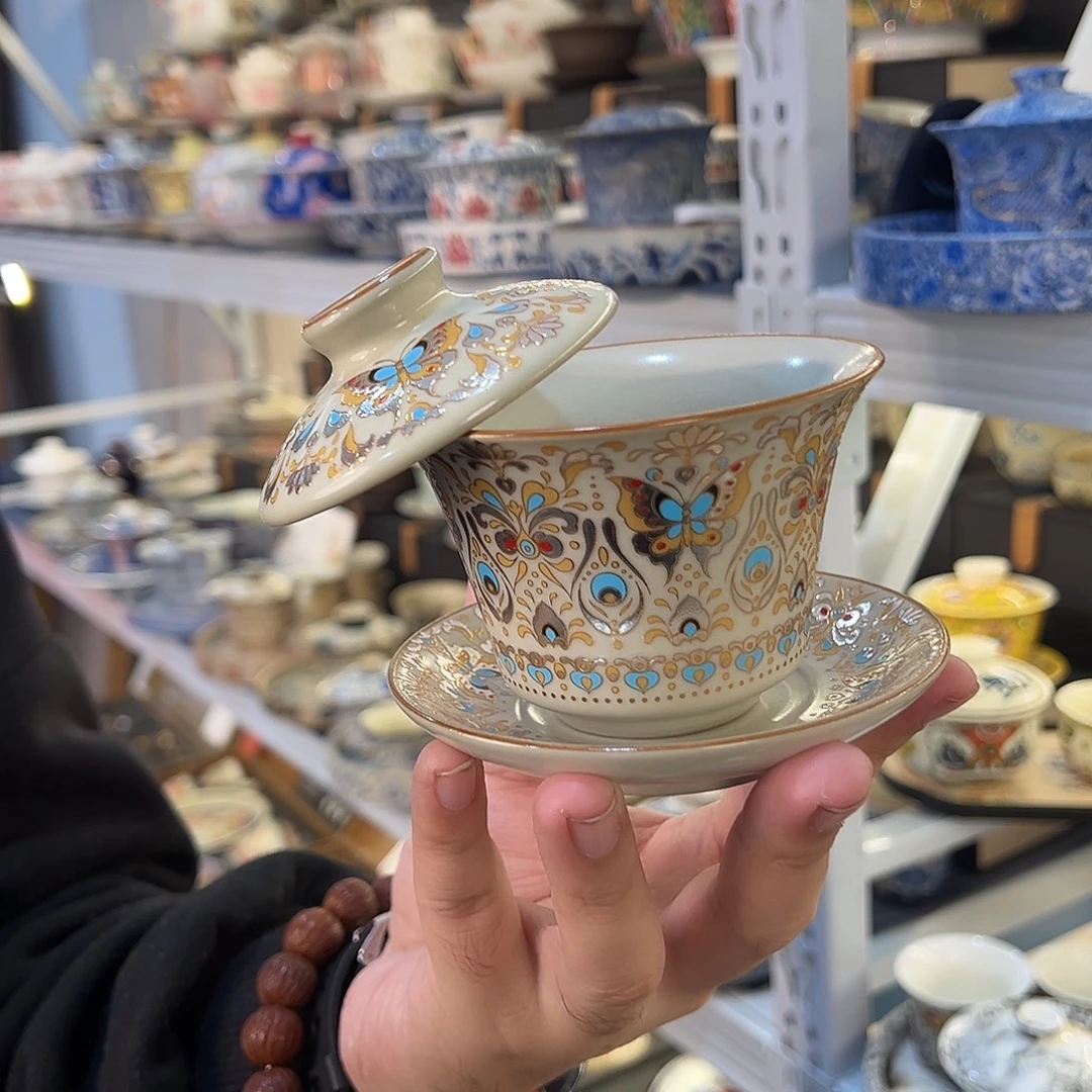 盖碗很漂亮我很喜欢