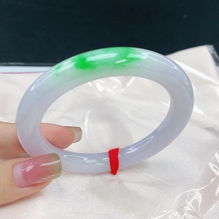 翡翠未镶嵌手镯圈56.2，04011