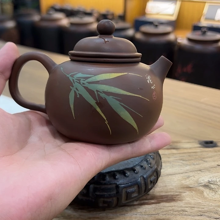 建水紫陶全手工壶